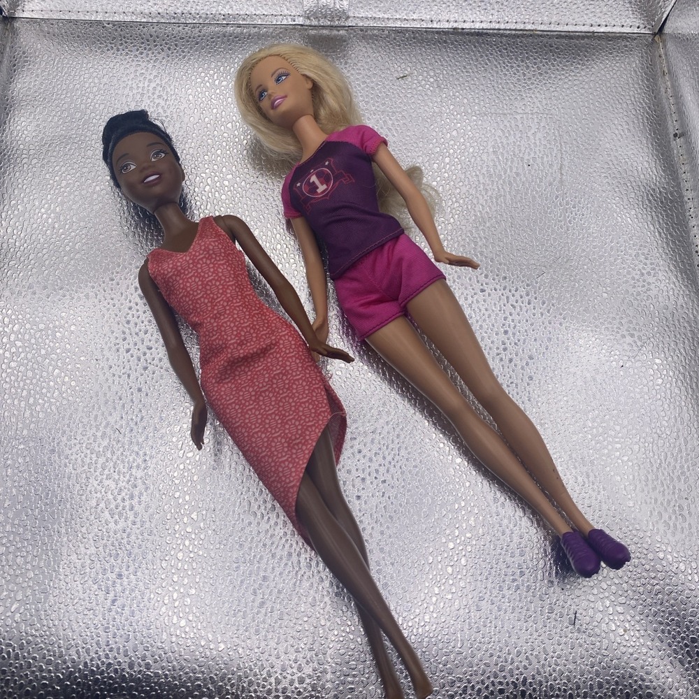 Vintage 1996-1999 Barbie Doll Lot Of 2 Pre-owned